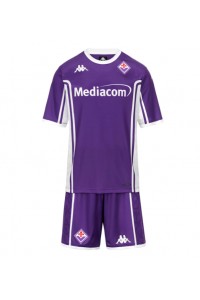 Fotbalové Dres Fiorentina Dětské Domácí Oblečení 2025-26 Krátký Rukáv (+ trenýrky)